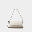 OSOI Elegant White Mini Shoulder Handbag