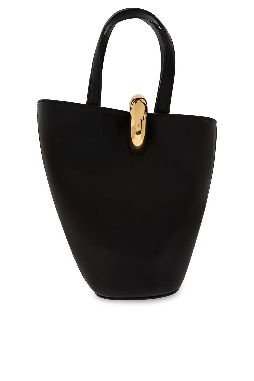 JACQUEMUS Mini Leather Bucket Handbag with Adjustable Strap