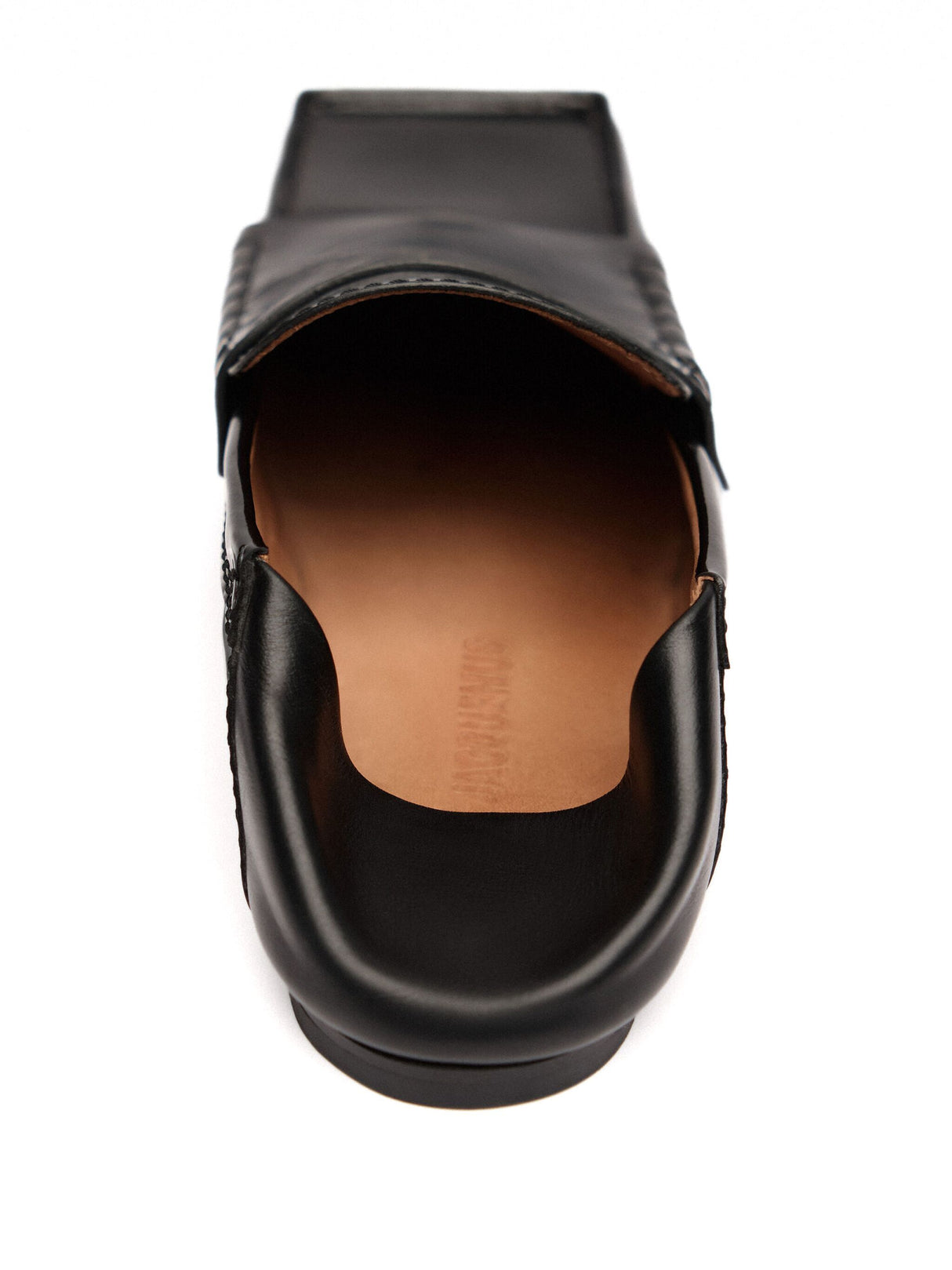 JACQUEMUS Smooth Leather Square Moccasin Shoes