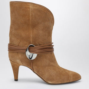 ISABEL MARANT Chic Suede Boot with Pointed Toe Design