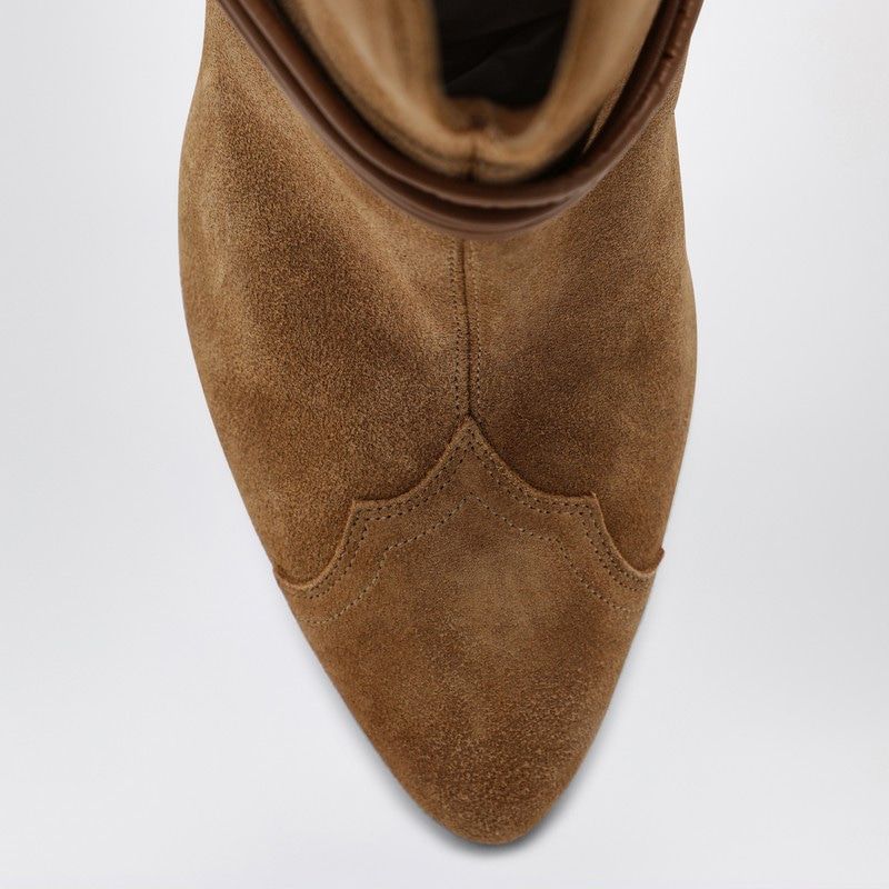 ISABEL MARANT Chic Suede Boot with Pointed Toe Design