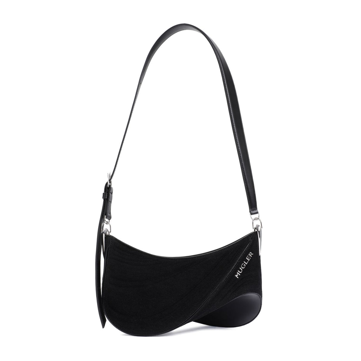 MUGLER Curve Mini Handbag - 29cm x 18cm x 15.5cm