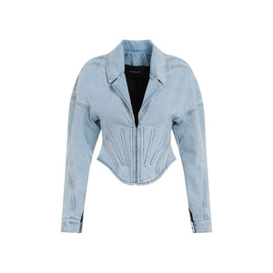 MUGLER Women's Cotton Denim Jacket