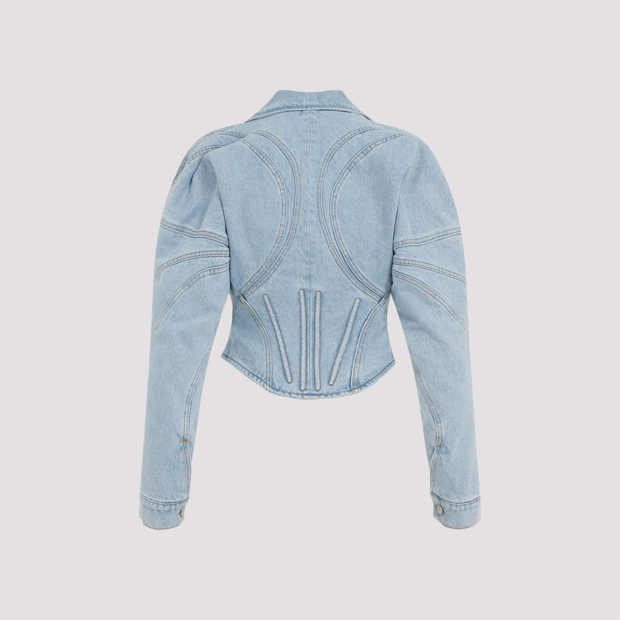 MUGLER Women's Cotton Denim Jacket