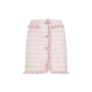 GIAMBATTISTA VALLI Chic Boucle Loop Mini Skirt