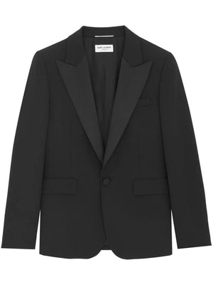 SAINT LAURENT PARIS Elegant Women's Tuxedo Jacket