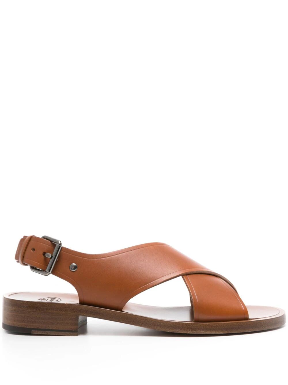 CHURCH`S Men's 3 cm Crossover Leather Sandals