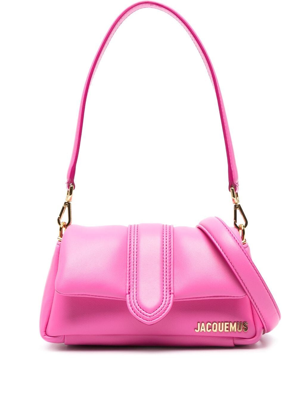 JACQUEMUS Mini Grained Leather Shoulder Bag