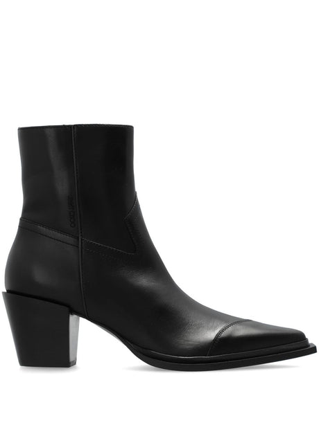 JIMMY CHOO Sophisticated Leather Boots with 6 cm Heel