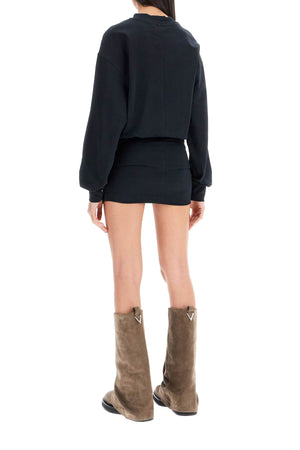 THE ATTICO Lightweight Fleece Mini Dress for Effortless Style