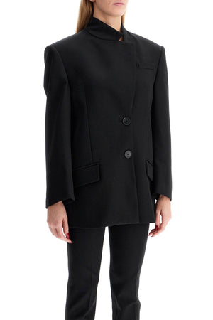 THE ATTICO Asymmetric Wool Blazer - Size 38