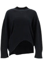 THE ATTICO Asymmetrical Wool and Cashmere Pullover - Size 38