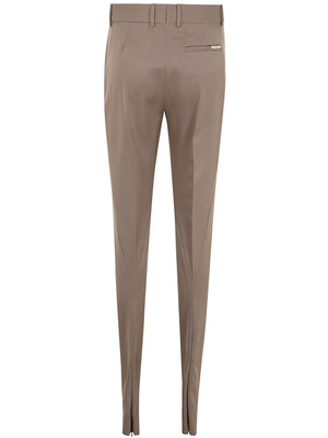 THE ATTICO Chic Gabardine Long Pants for Women