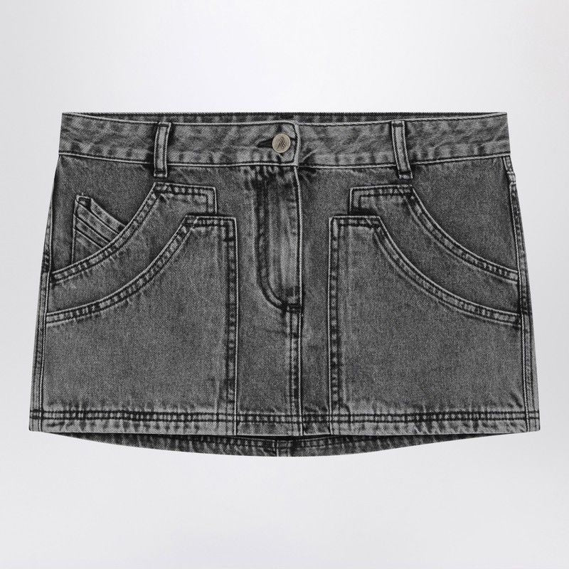 THE ATTICO Stylish Denim Mini Skirt