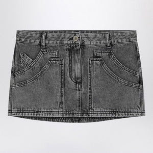 THE ATTICO Stylish Denim Mini Skirt