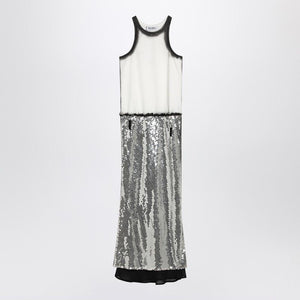 THE ATTICO MIDI DRESS WITH SEQUINS