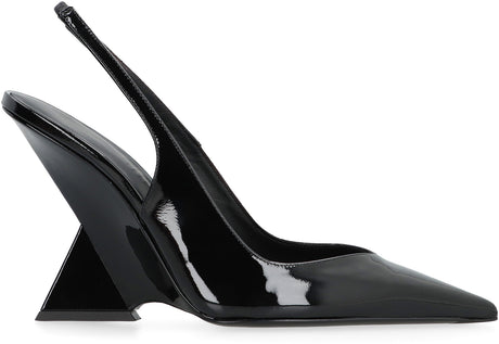 THE ATTICO Sculpted Heel Slingback Pumps