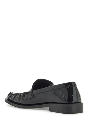 THE ATTICO Patent Leather Square Toe Loafers