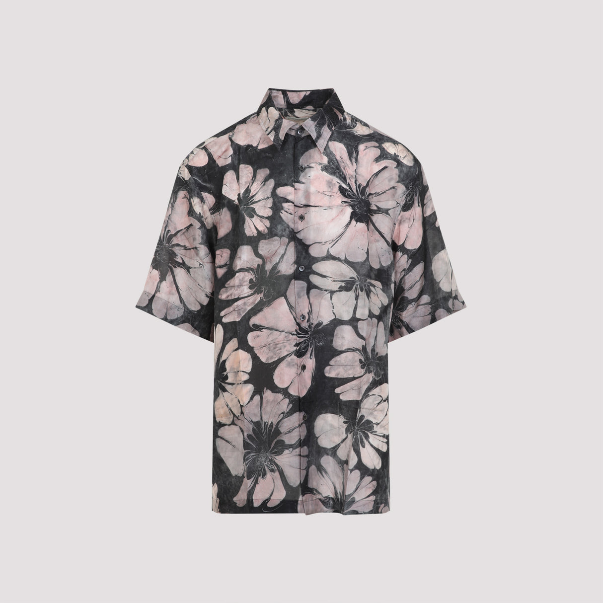 DRIES VAN NOTEN Cassidye Mini Silk Shirt for Men