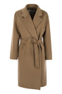 MAX MARA Cashmere Midi Jacket with Belt