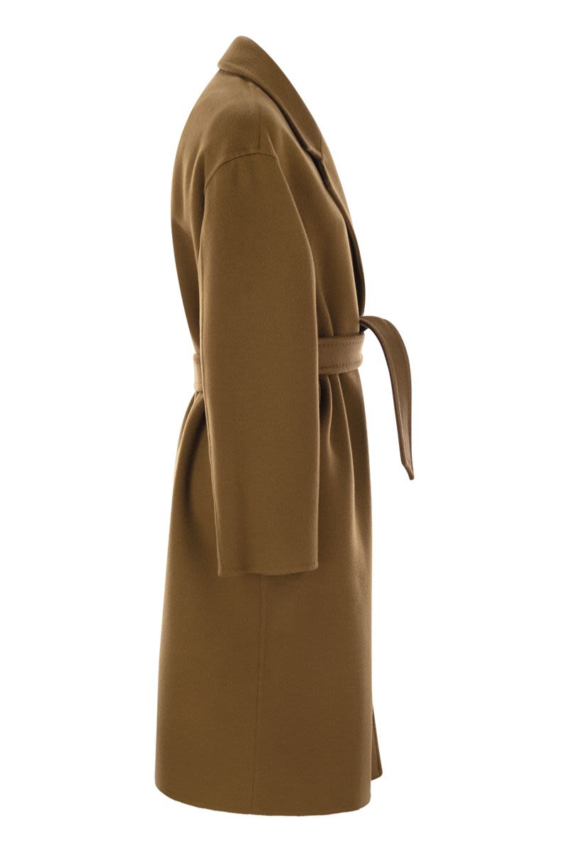 MAX MARA Cashmere Midi Jacket with Belt