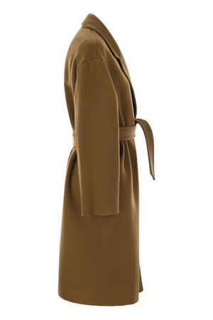 MAX MARA Cashmere Midi Jacket with Belt