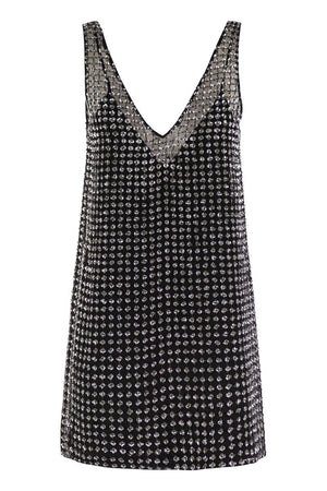 MAX MARA Mini Short Sleeve Sequin Dress