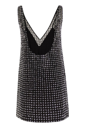 MAX MARA Mini Short Sleeve Sequin Dress