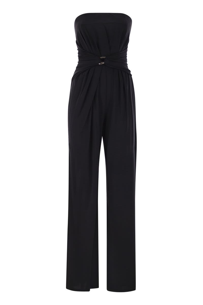 MAX MARA Viscose T-Shirt Bustier Jumpsuit