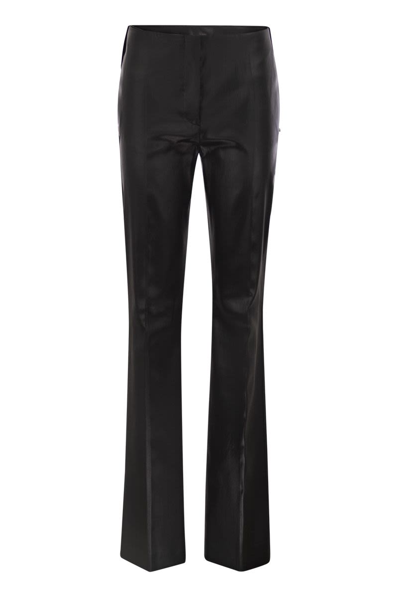 MAX MARA SPORTMAX Satin Slim Fit Trousers with Removable Basque