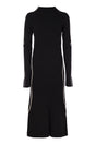 MAX MARA SPORTMAX Elegant Tight-Fitting Crepe Knit Dress