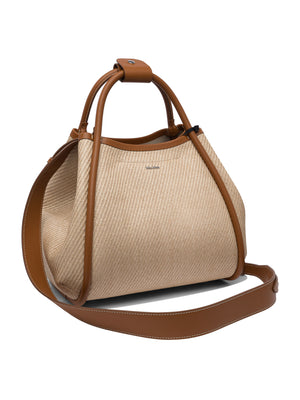 MAX MARA Mini Raffia-Effect Handbag