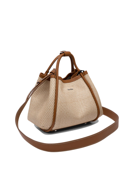 MAX MARA Mini Raffia-Effect Handbag