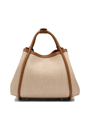 MAX MARA Mini Raffia-Effect Handbag