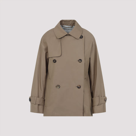 MAX MARA THE CUBE Mini Short Trench Coat