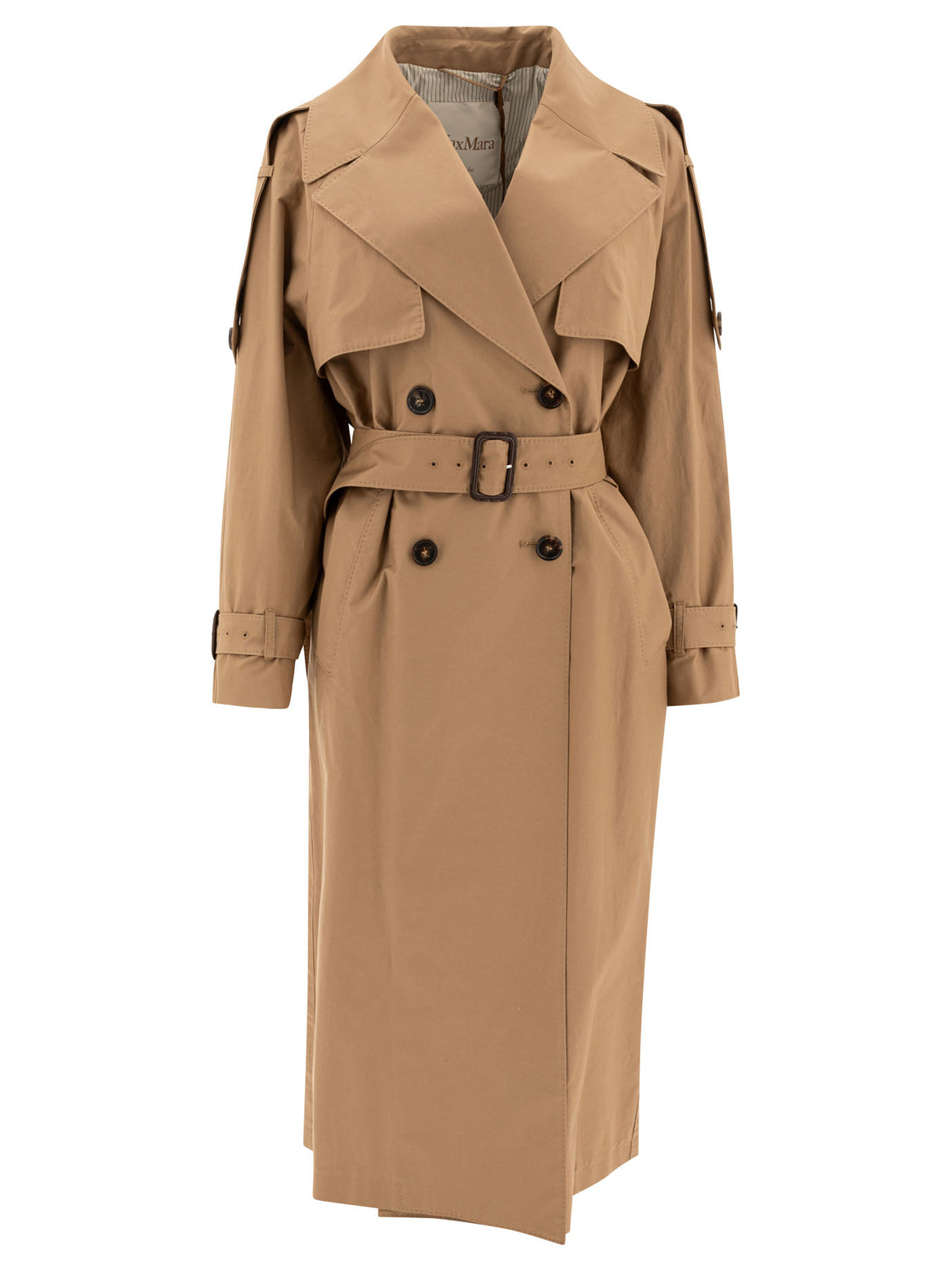 MAX MARA THE CUBE Drip Proof Cotton Trench Jacket