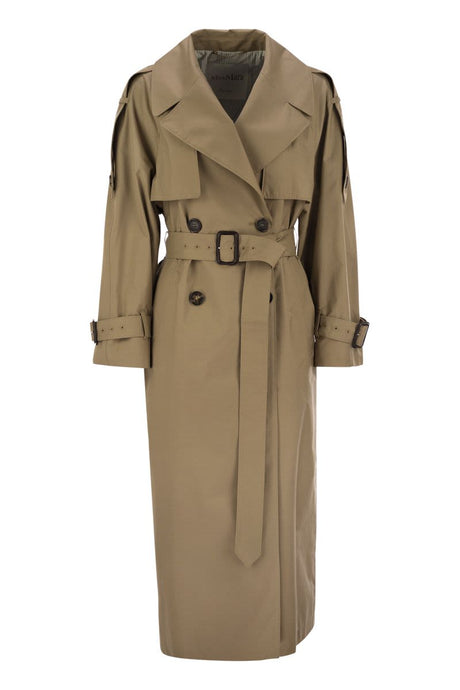 MAX MARA THE CUBE Oversized Drip-Proof Cotton Trench Jacket