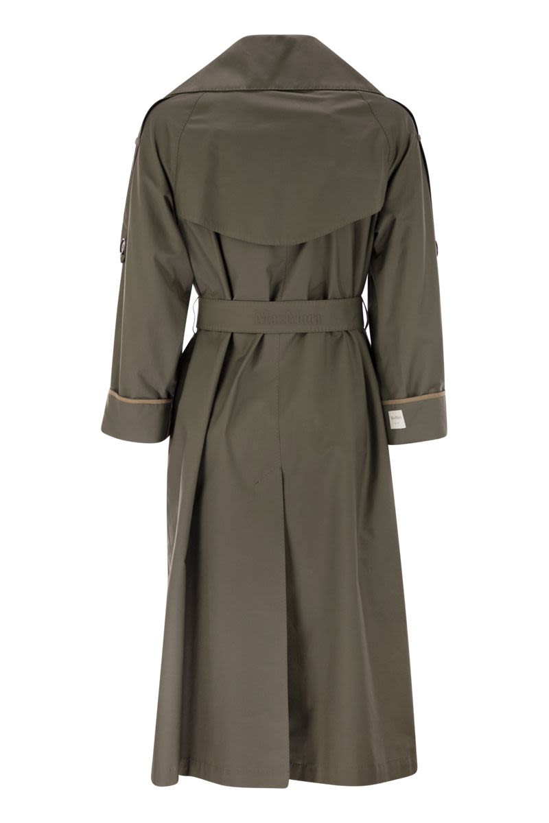 MAX MARA THE CUBE Oversized Long Trench Coat with Matching Belt