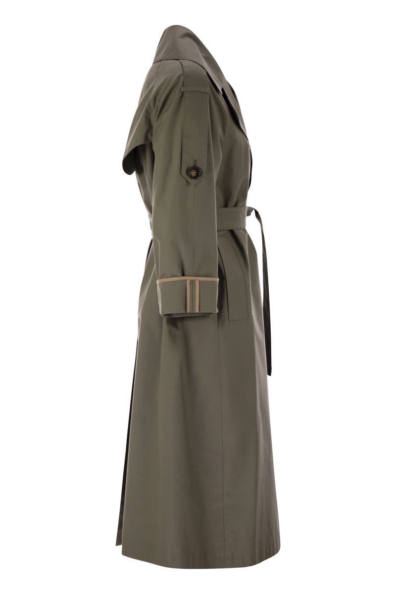 MAX MARA THE CUBE Oversized Long Trench Coat with Matching Belt