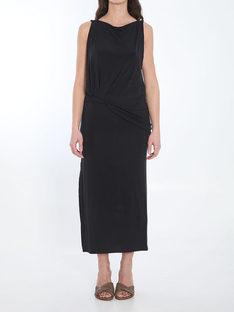 JACQUEMUS Sleeveless Long Peplo Dress - Size S