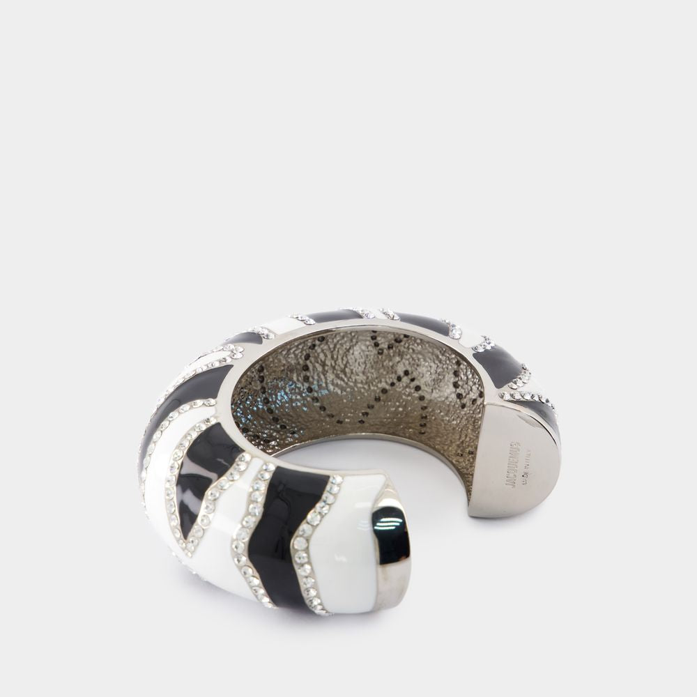 JACQUEMUS Mini Zebra Pattern Bracelet