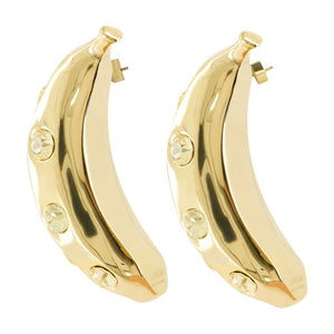 JACQUEMUS Mini Banana Shaped Earrings