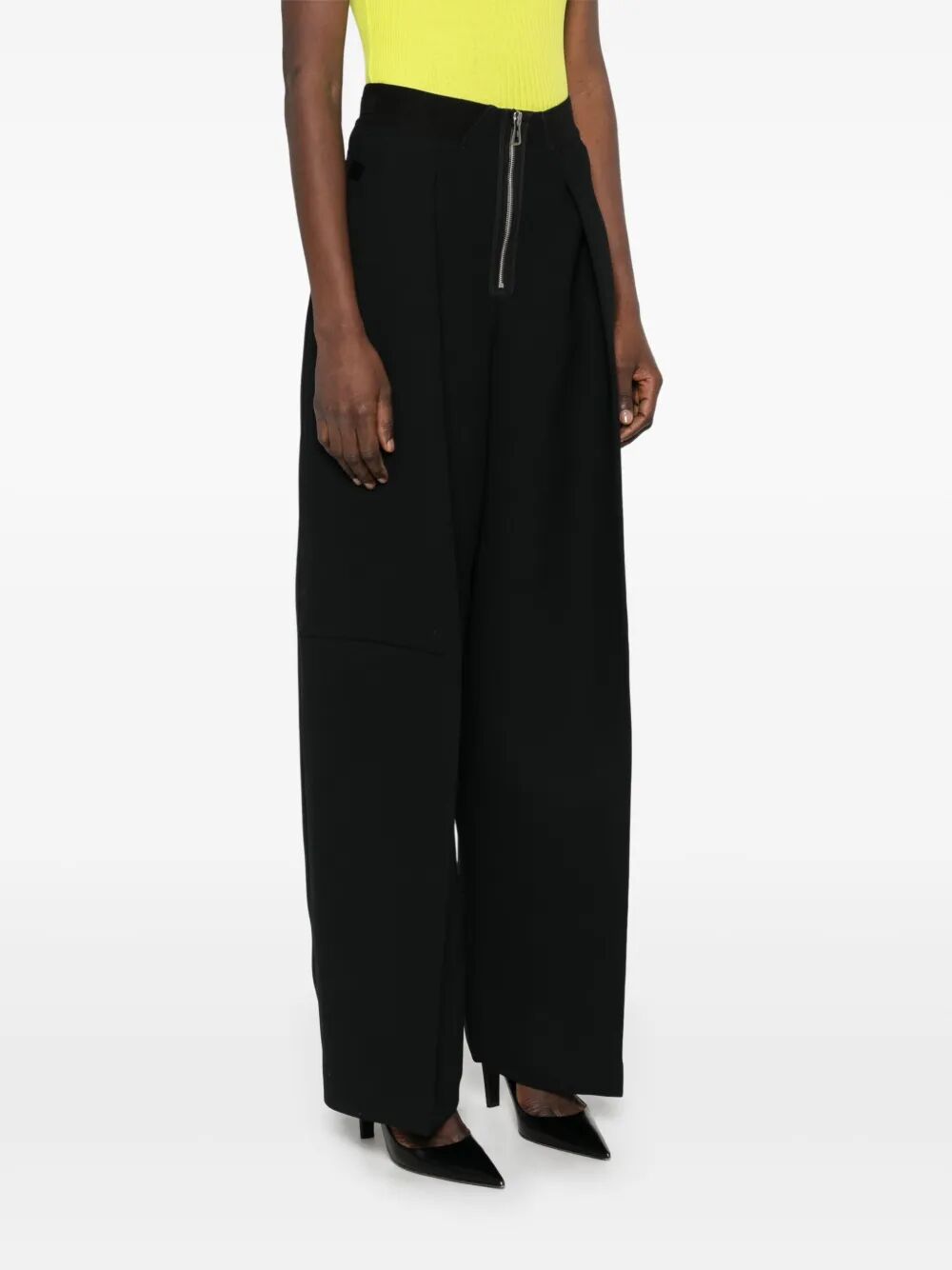 JEAN PAUL GAULTIER Heavy Crepe Bonded Trousers