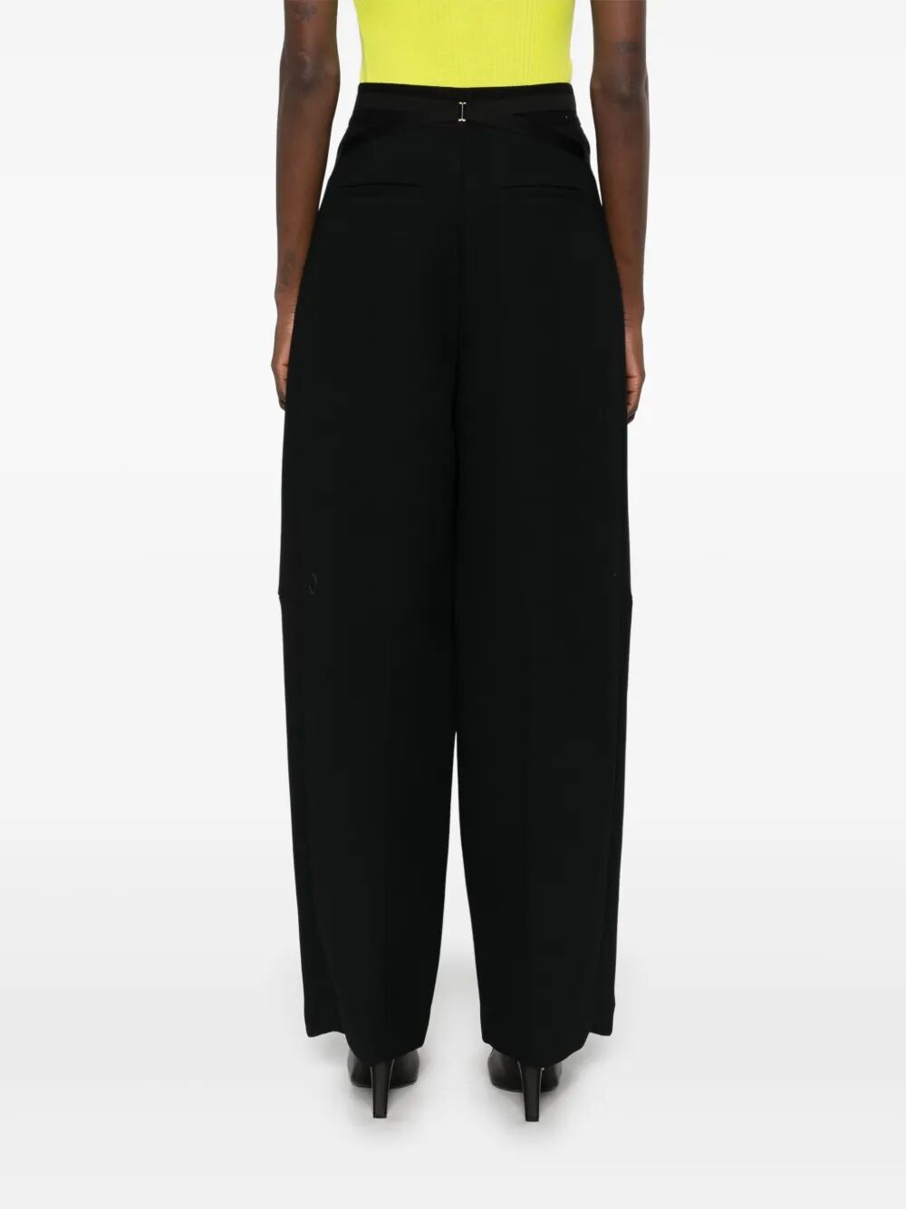 JEAN PAUL GAULTIER Heavy Crepe Bonded Trousers