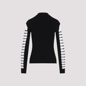 JEAN PAUL GAULTIER Printed Mariniere Pullover for Women - SS25 Collection