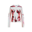 JEAN PAUL GAULTIER Layered Long Sleeves Top - Flower Body Morphing Design