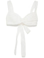 ZIMMERMANN Mini Cotton Bralette with Bow Detailing