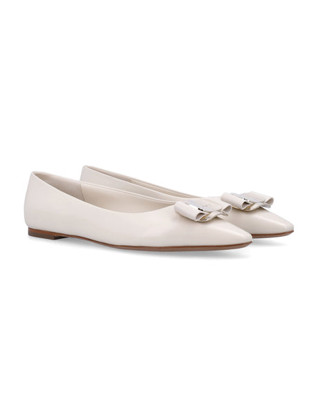 FERRAGAMO Mini Plate Ballet Flat for Women