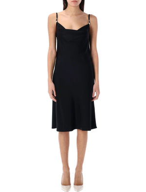 VERSACE Safety Pin Slip Midi Dress - Size 42