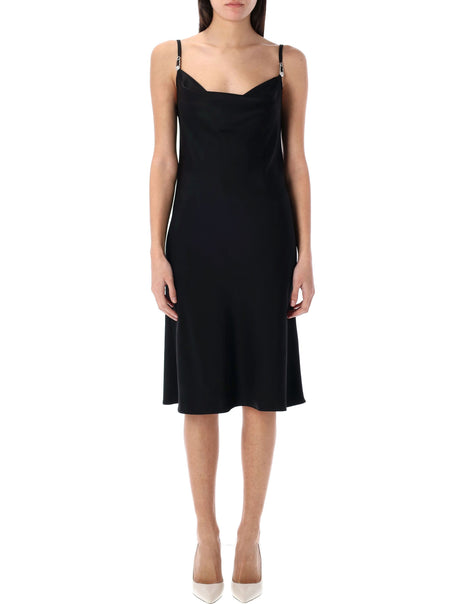 VERSACE Safety Pin Slip Midi Dress - Size 42